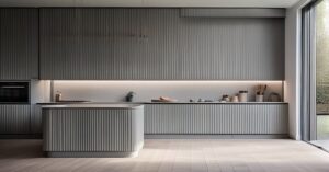 Kuchnia z ryflowanymi frontami: gorący trend, elegancja i minimalizm!