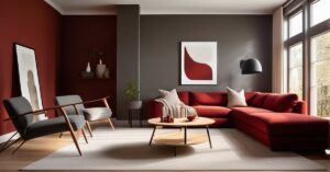 Czerwony kolor ścian z czym łączyć? Aranżacja wnętrza i odcienie czerwieni.