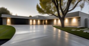 Beton zamiast kostki? Podjazd marzeń w nowoczesnym stylu!