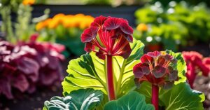 Dobre sąsiedztwo dla rabarbaru: uprawa bez mszyc i bogaty zbiór!