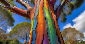 Eukaliptus tęczowy: fascynujące drzewo o wielobarwnej korze